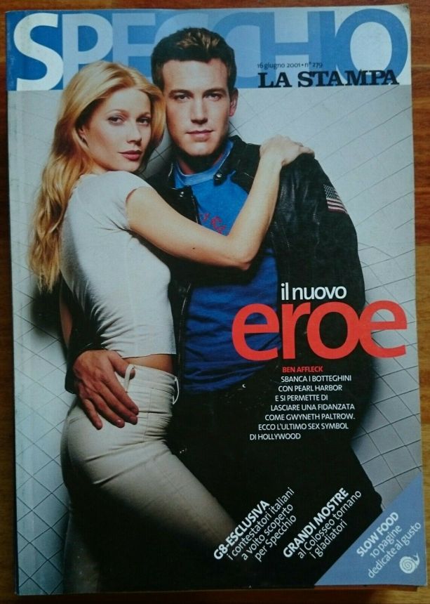 SPECCHIO DELLA STAMPA magazine side cover Issue 279 16 June 2001