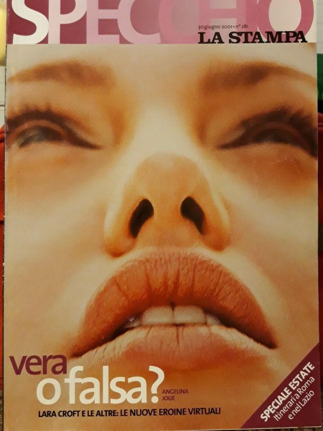 SPECCHIO DELLA STAMPA magazine side cover Issue 281 30 June 2001