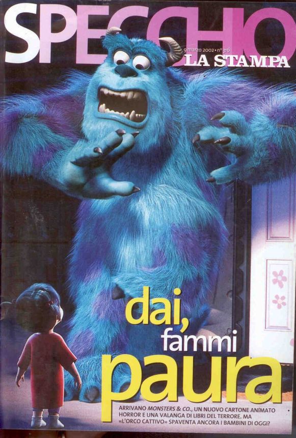 SPECCHIO DELLA STAMPA magazine side cover Issue 316 9 March 2002