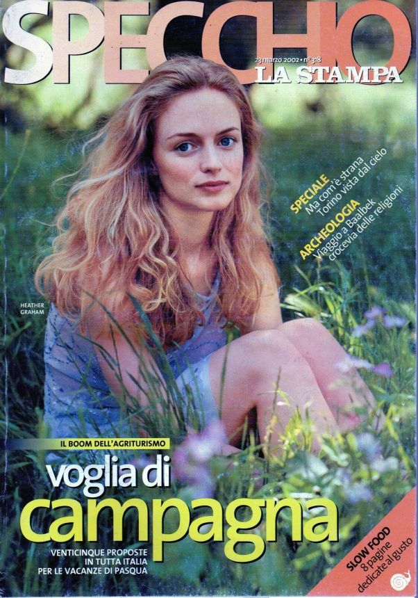 SPECCHIO DELLA STAMPA magazine side cover Issue 318 23 March 2002