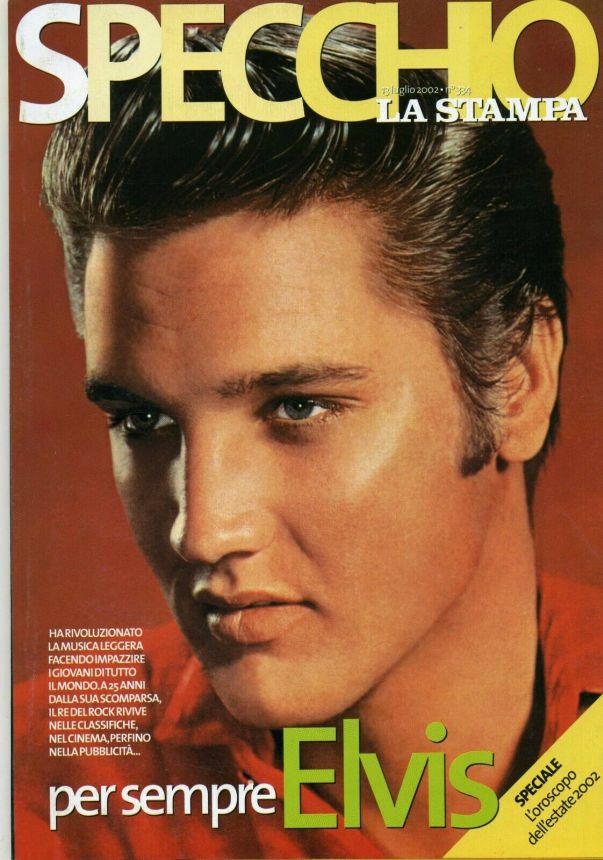 SPECCHIO DELLA STAMPA magazine side cover Issue 334 13 July 2002