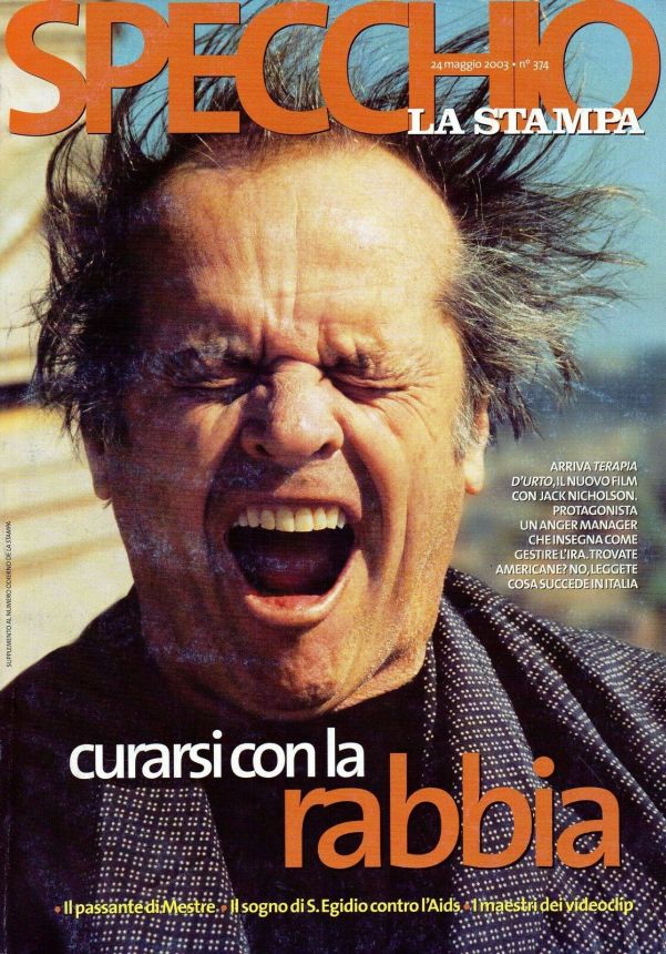 SPECCHIO DELLA STAMPA magazine side cover Issue 374 24 May 2003