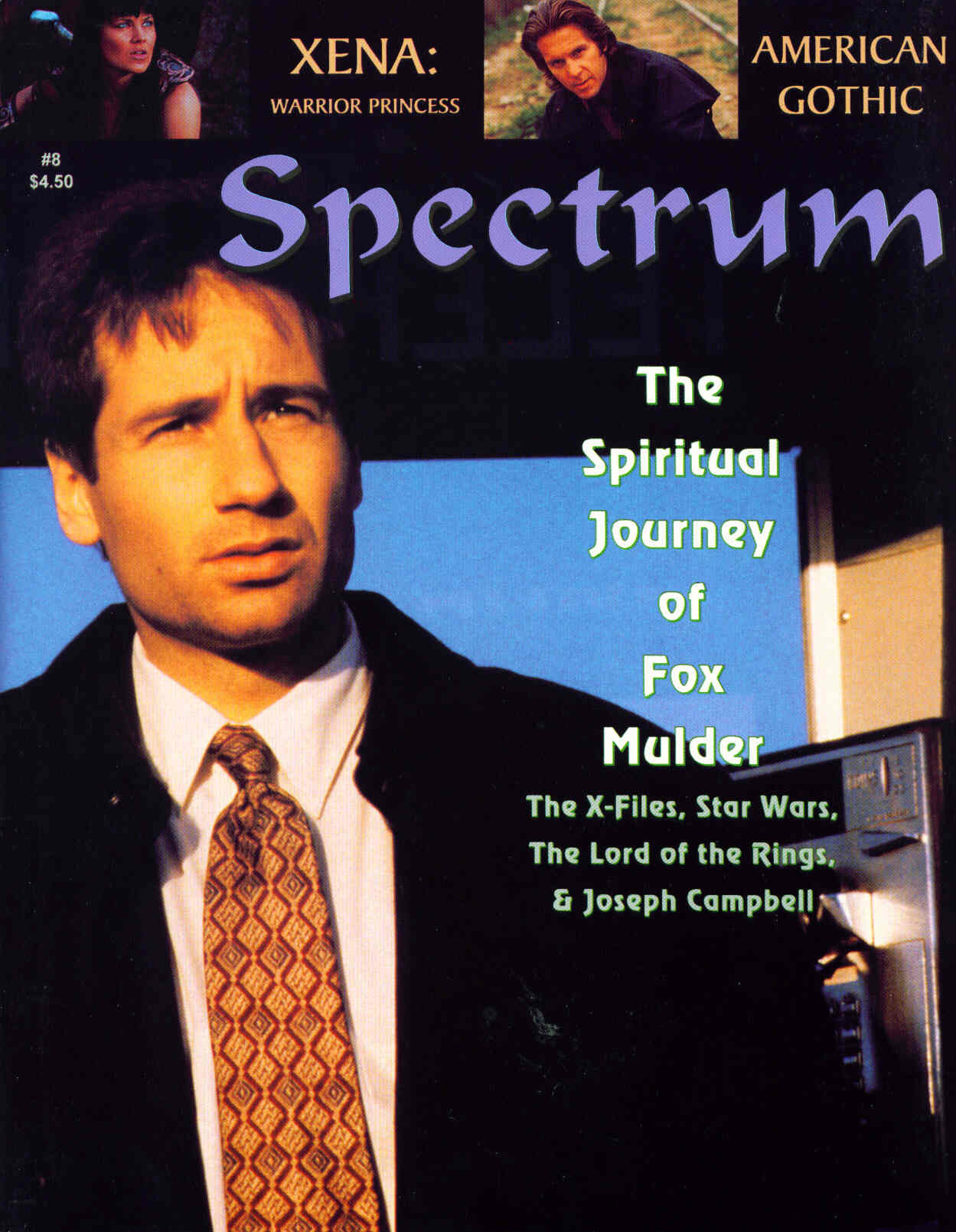 SPECTRUM magazine side cover Issue 8 January 1997