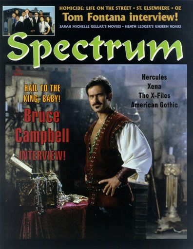 SPECTRUM magazine side cover Issue 18 June 1999