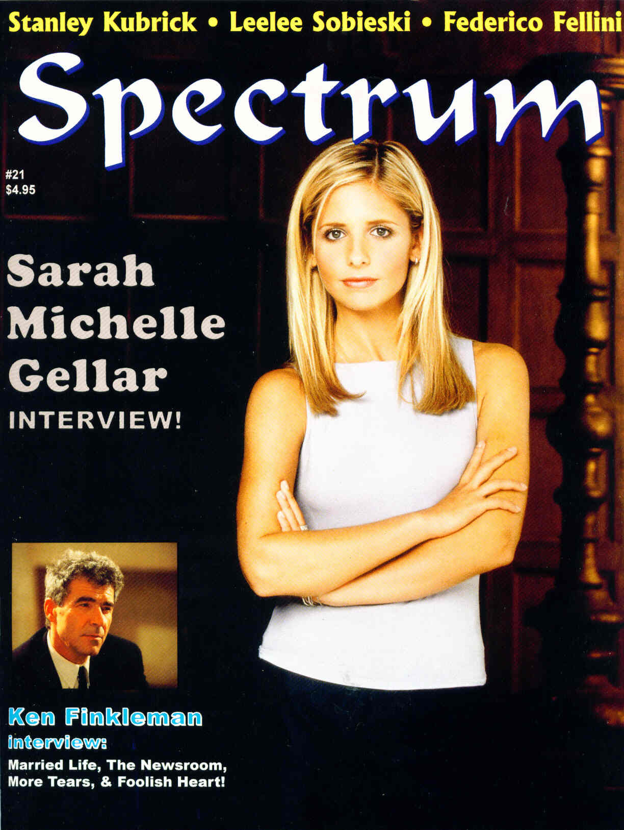 SPECTRUM magazine side cover Issue 21 December 1999