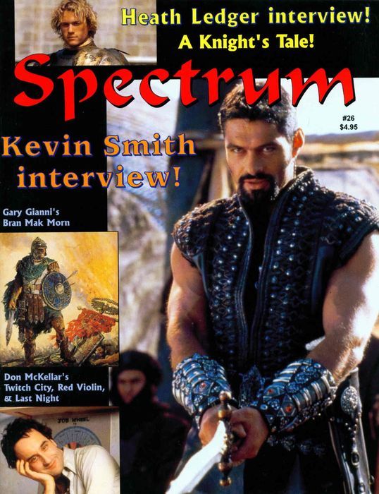 SPECTRUM magazine side cover Issue 26 June 2001