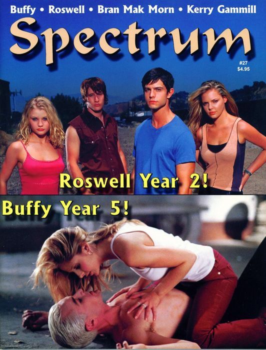 SPECTRUM magazine side cover Issue 27 August 2001