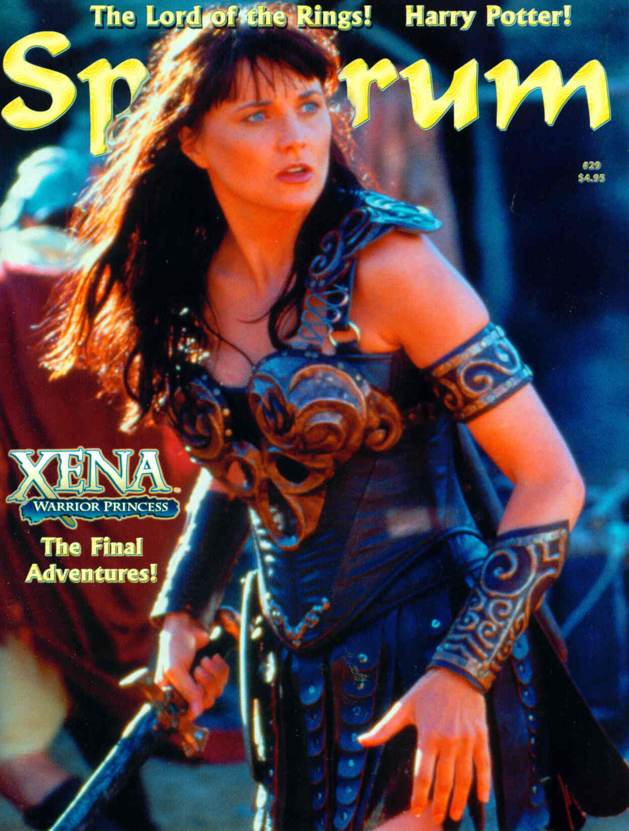 SPECTRUM magazine side cover Issue 29 January 2002
