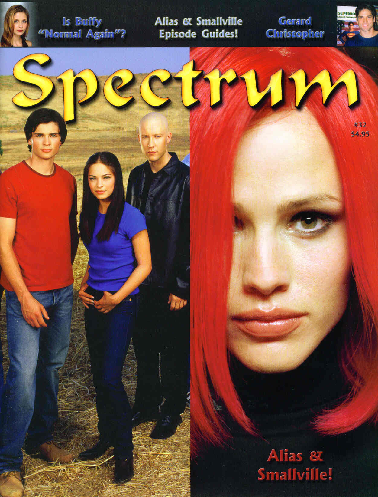 SPECTRUM magazine side cover Issue 32 November 2002