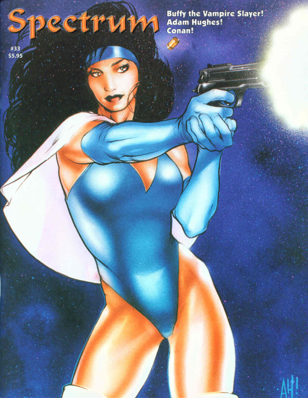 SPECTRUM magazine side cover Issue 33 July 2003
