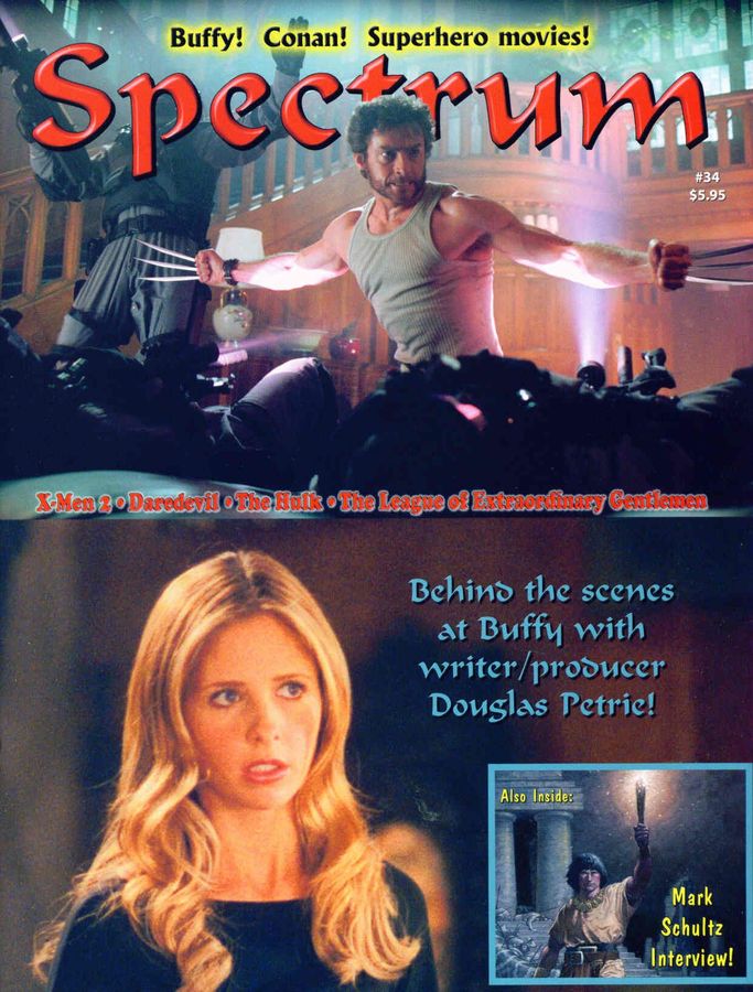 SPECTRUM magazine side cover Issue 34 October 2003