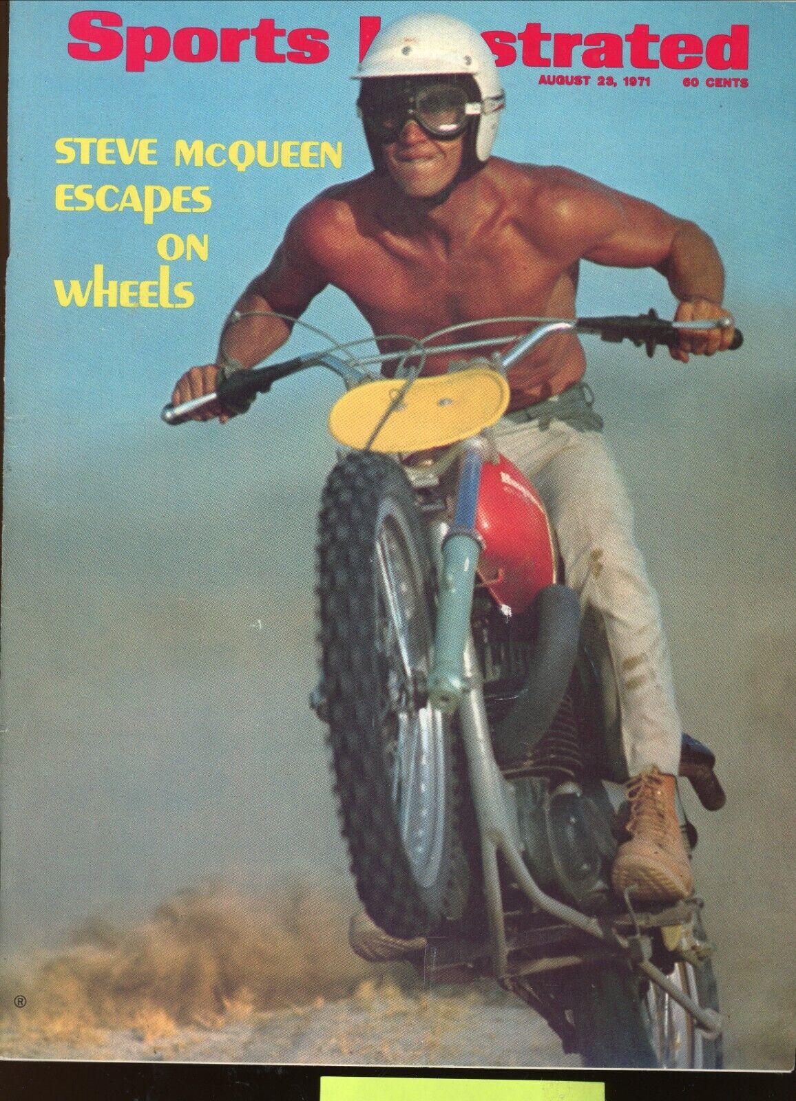 SPORTS ILLUSTRATED magazine side cover 23 August 1971