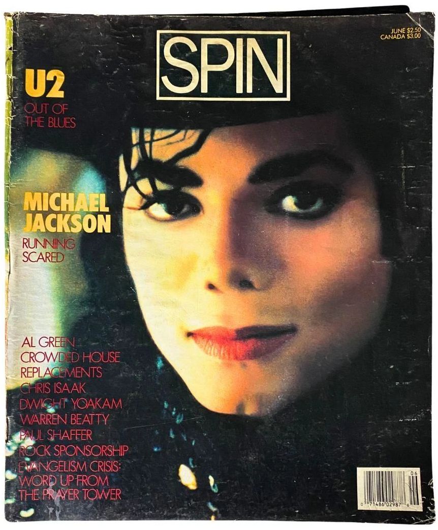 SPIN magazine side cover  Vol 3 No  3  June 1987