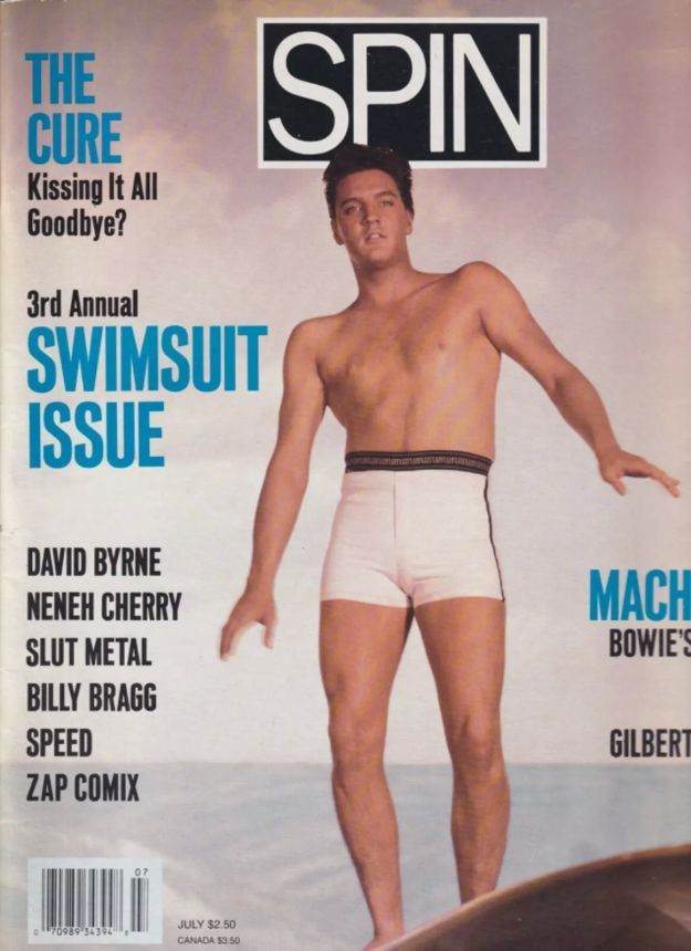SPIN magazine side cover  July 1989