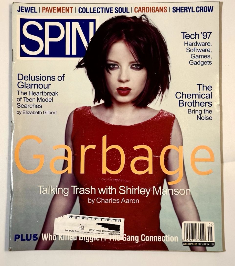 SPIN magazine side cover  June 1997