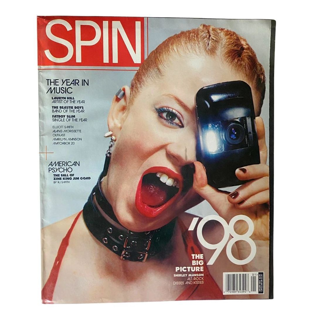 SPIN magazine side cover  January 1999