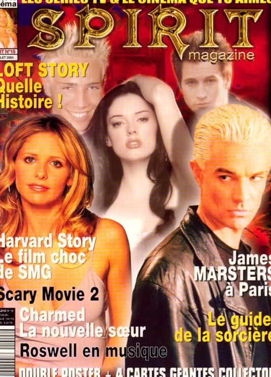 SPIRIT magazine side cover Issue 15 July 2001
