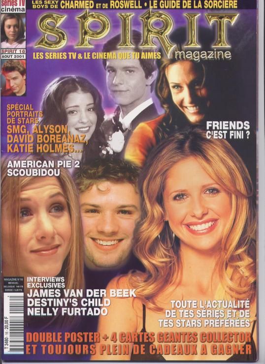 SPIRIT magazine side cover Issue 16 August 2001