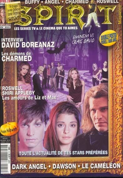 SPIRIT magazine side cover Issue 18 November 2001