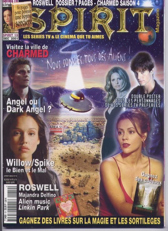 SPIRIT magazine side cover Issue 19 December 2001