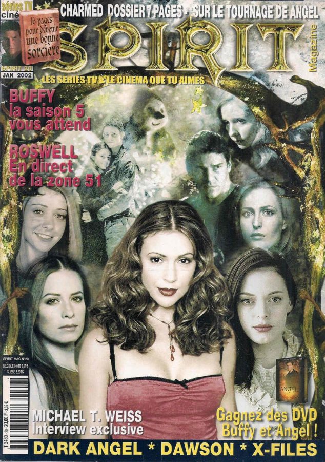 SPIRIT magazine side cover Issue 20 January 2002