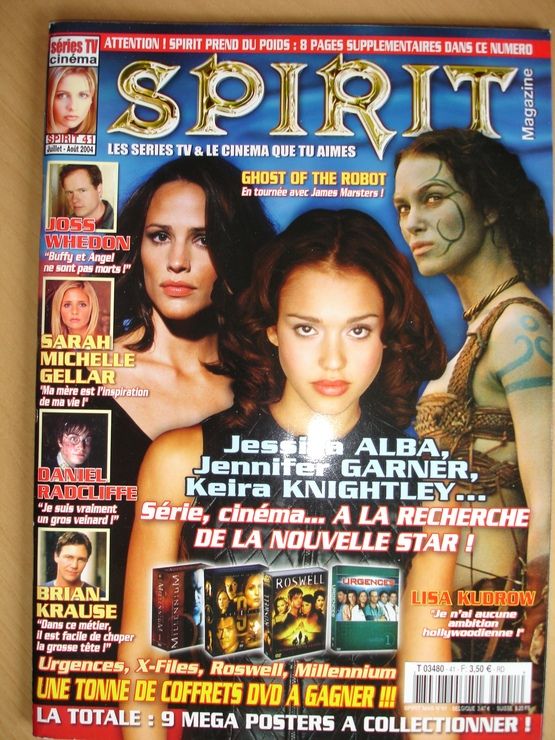 SPIRIT magazine side cover Issue 41 July/August 2004