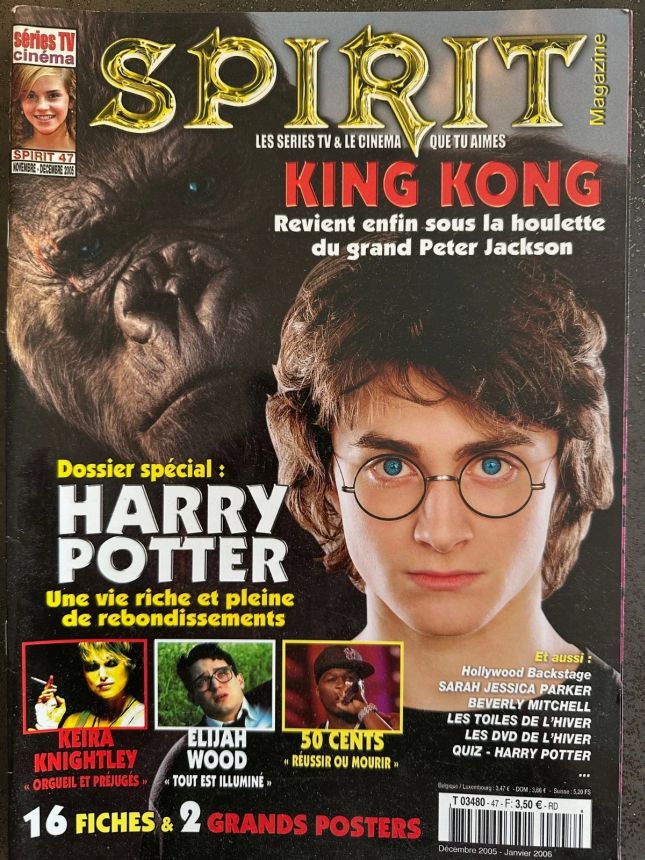 SPIRIT magazine side cover Issue 47 November/December 2005