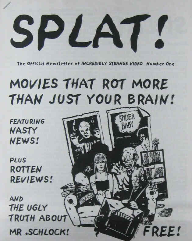 SPLAT magazine side cover Issue 1   