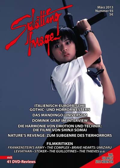 SPLATTING IMAGE magazine side cover Issue 93 March 2013