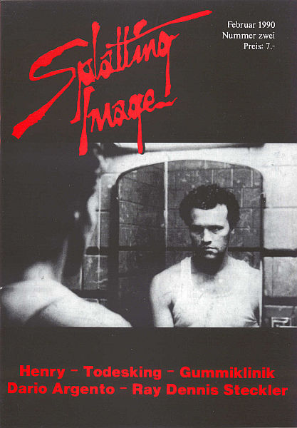 SPLATTING IMAGE magazine side cover Issue 2 February 1990