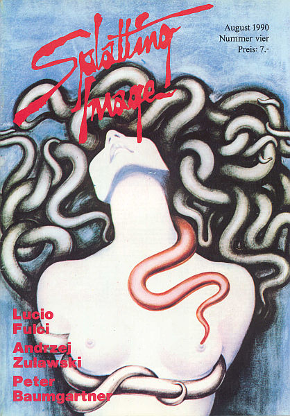 SPLATTING IMAGE magazine side cover Issue 4 August 1990