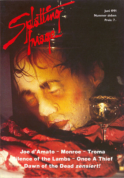 SPLATTING IMAGE magazine side cover Issue 7 June 1991