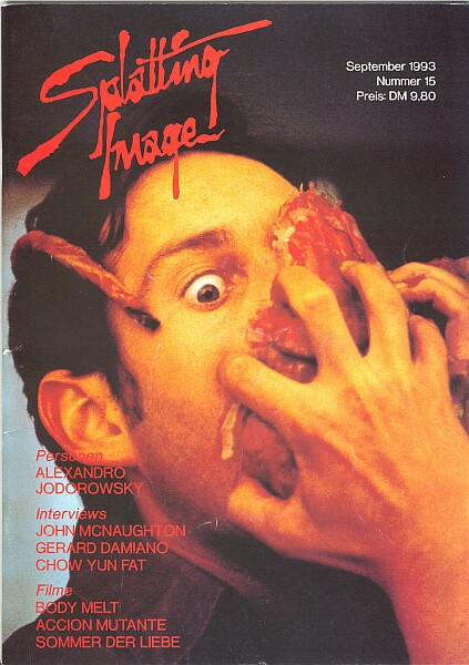 SPLATTING IMAGE magazine side cover Issue 15 September 1993