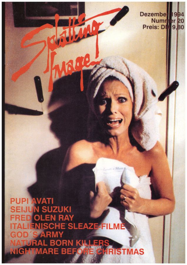 SPLATTING IMAGE magazine side cover Issue 20 December 1994