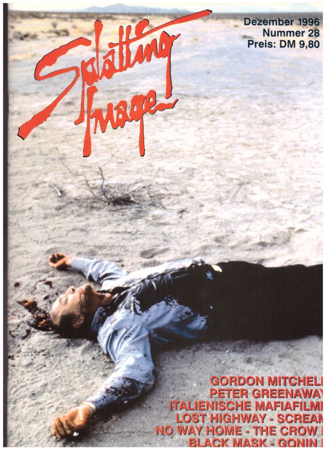 SPLATTING IMAGE magazine side cover Issue 28 December 1996