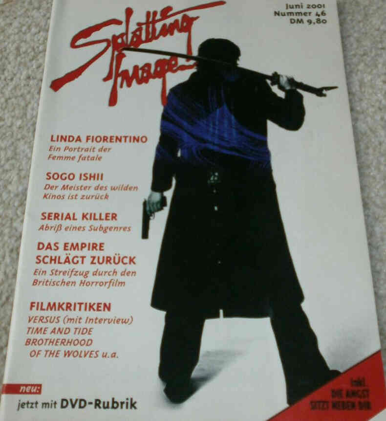 SPLATTING IMAGE magazine side cover Issue 46 June 2001