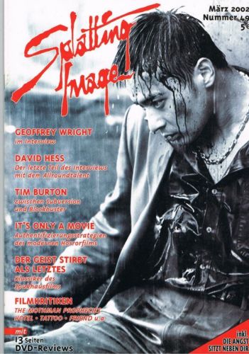 SPLATTING IMAGE magazine side cover Issue 49 March 2002
