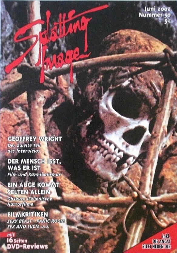 SPLATTING IMAGE magazine side cover Issue 50 June 2002