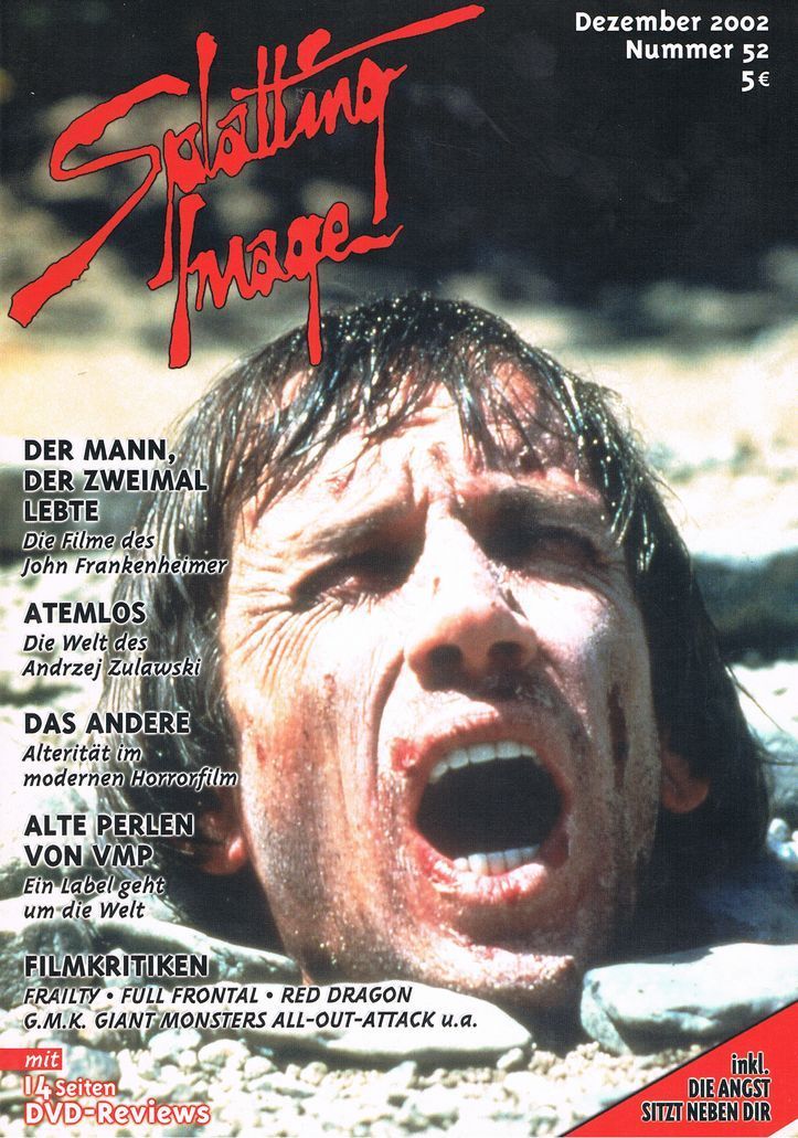 SPLATTING IMAGE magazine side cover Issue 52 December 2002