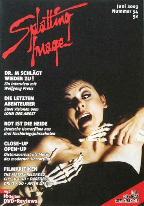 SPLATTING IMAGE magazine side cover Issue 54 June 2003