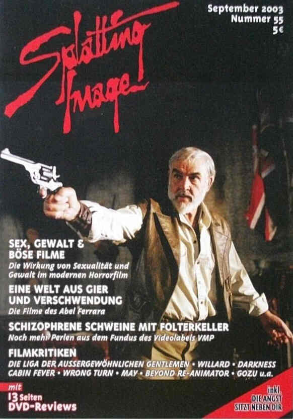 SPLATTING IMAGE magazine side cover Issue 55 September 2003