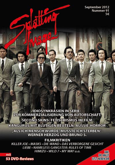 SPLATTING IMAGE magazine side cover Issue 91 September/October/November 2012