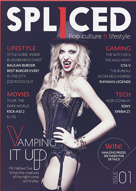 SPLICED magazine side cover Issue 1 October/November 2013