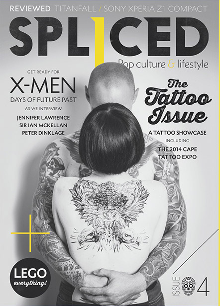 SPLICED magazine side cover Issue 4 April/May 2014