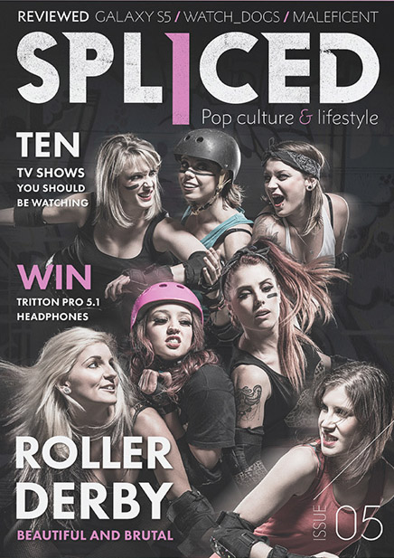 SPLICED magazine side cover Issue 5 June/July 2014