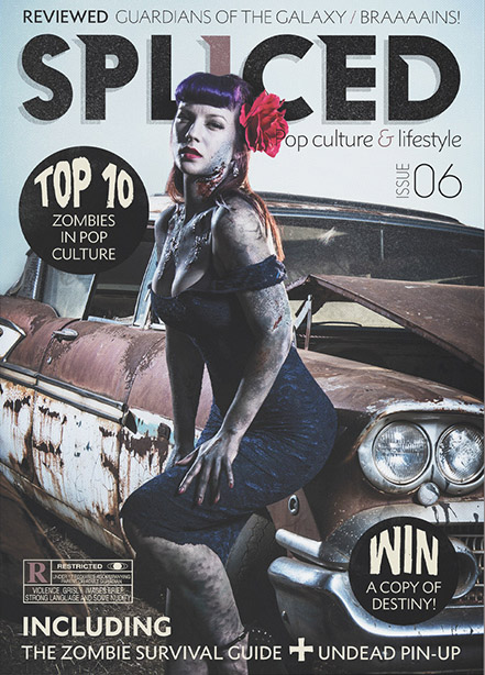 SPLICED magazine side cover Issue 6 August/September 2014