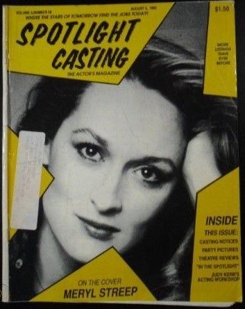 SPOTLIGHT CASTING magazine side cover 5 August 1992