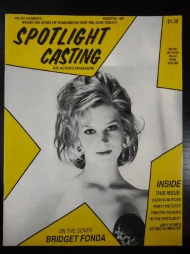 SPOTLIGHT CASTING magazine side cover 26 August 1992