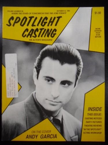 SPOTLIGHT CASTING magazine side cover 14 October 1992