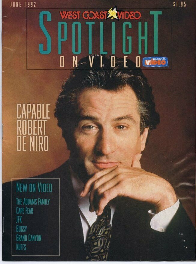 SPOTLIGHT (WEST COAST VIDEO) magazine side cover  June 1992